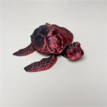 3D-printet skilpaddefigur med bevegelige ledd, 8 cm