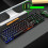RGBs Illuminated Mechanical Keyboards Set USB Plugs Play 104Key Layout For PC Tablets Typing 5