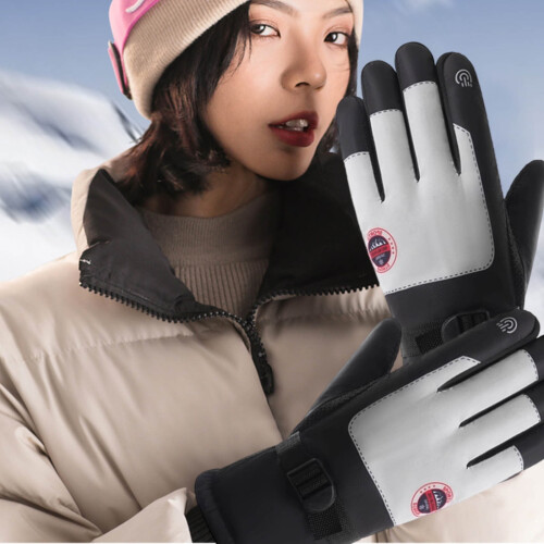 Winter-Skihandschuhe, wärmeisoliert, Touchscreen-kompatibel 2