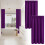 Cortinas térmicas blackout de 63 polegadas (160 cm), painel de 38 polegadas (97 cm) de largura, com bolso para varão, à prova de som e que 2