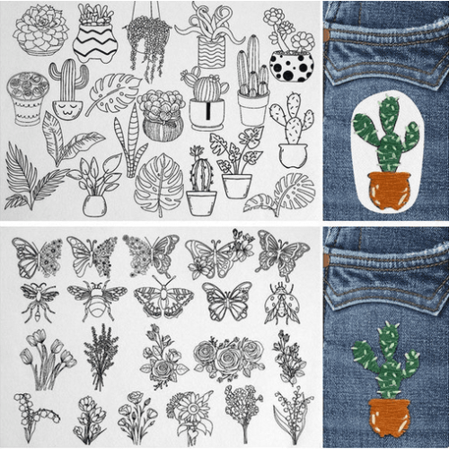 Water-Soluble Floral Embroidery Patterns for Beginners