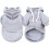 Fleece-Hundehoodie mit Tasche – Grau, XL 2