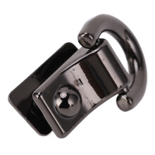 20 Stück Zinklegierung Eisen D-Ringe Nieten 15x8,5 mm für Leder & Taschen