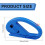 Wrapping Paper Cutter Sliding Paper Roll Cutter Tool with 2 Pieces 3