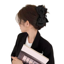 Pince à cheveux nœud papillon grande taille 1 pièce