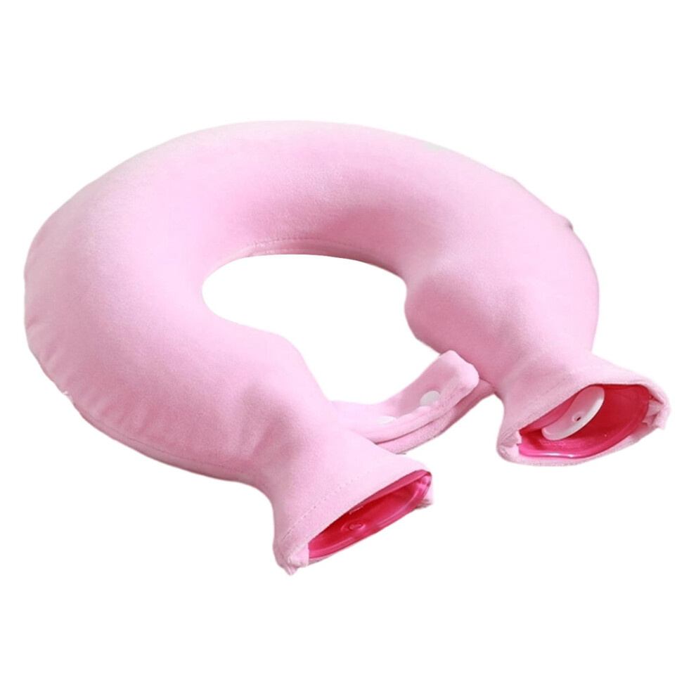Neck Hot Water Bottle U-Shaped Leakproof 1800ml with Cover