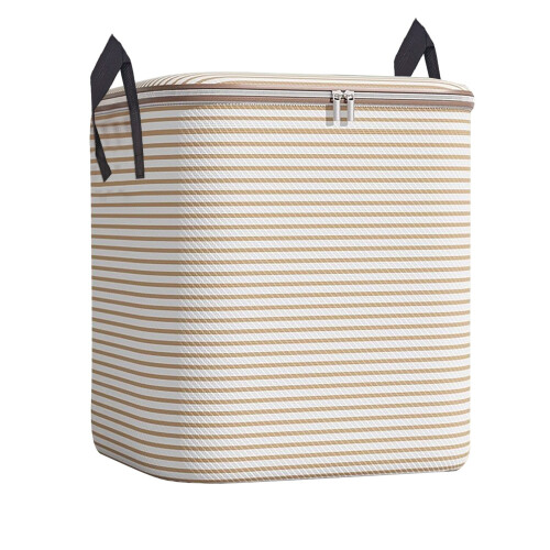 Bac de rangement pliable sous le lit 210L avec fermeture éclair et poignées 1