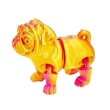 Estatueta de cachorro Kyoba impressa em 3D, ornamento decorativo, 1 peça.