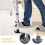4Pcs Walker Gliders For Folding Walker Rubber Compatible With Senior Mobility Tools Multi 6