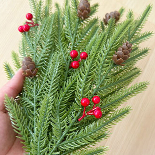 Artificial Norfolk Pine Sprig 17.7-19.7 in 2