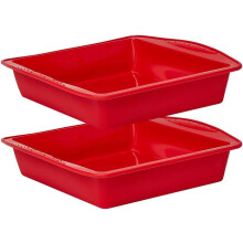 Teglia quadrata in silicone da 8 pollici – Antiaderente,