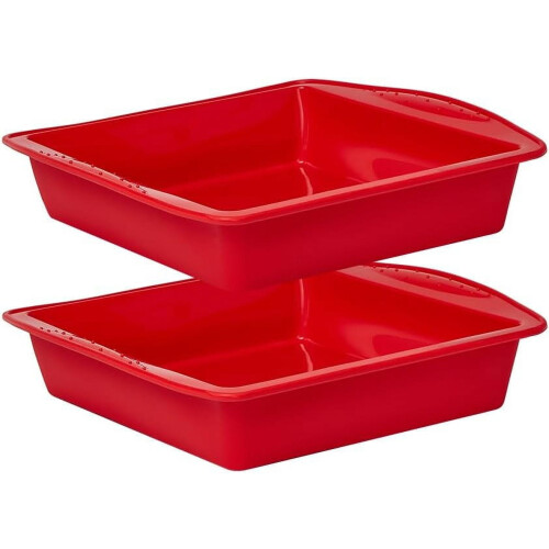 20 cm fyrkantig silikonform – non-stick,