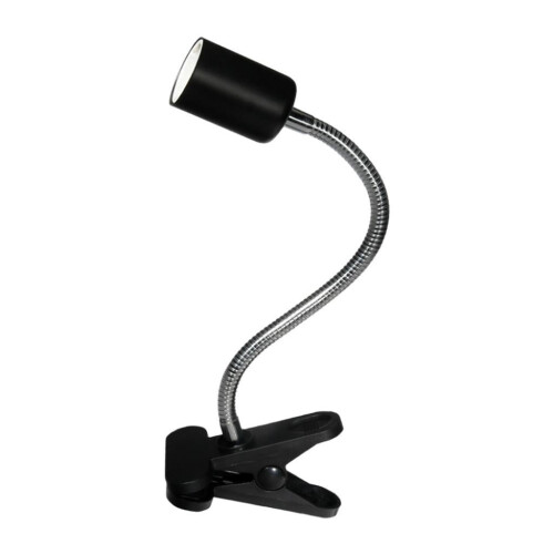 Lâmpada de aquecimento para répteis com suporte, UVB/UVA e haste flexível.