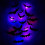 3D Halloween LED νυχτερινό φως νυχτερίδας αυτοκόλλητα τοίχου PVC που λάμπουν στο σκοτάδι 3