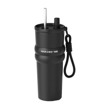 Cupán teirmeach cruach dhosmálta 710ml Mug Taistil Cupán Te Fuar Te P3