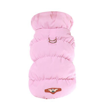 Abrigo de invierno para perro con forro de pelo sintético, poliéster, tallas XS–XL