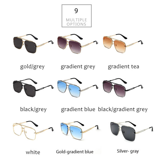 Γυαλιά ηλίου Upliftjoys, Γυαλιά ηλίου Retro Gradient Uv400Protection, Γυαλιά ηλίου με διπλό 1