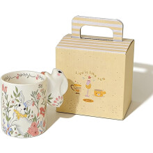 Ceramiczny kubek do kawy z zajączkiem wielkanocnym 320 ml