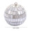 Silver Mirror Christmas Ball Ornament, 5cm Shatterproof 4