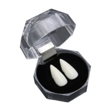 Prothèses dentaires spéciales Halloween - Accessoires de fête d'Halloween - Dents pointues - Décoration d'Halloween 17 mm