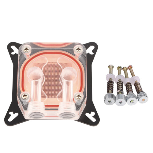 GPU-blok, kobber G1/4" holdbar vandblok, til pc GPU-computer