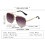 Γυαλιά ηλίου Upliftjoys, Γυαλιά ηλίου Retro Gradient Uv400Protection, Γυαλιά ηλίου με διπλό 6