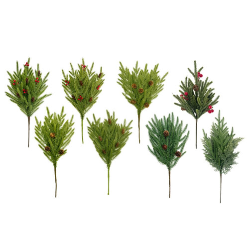 Artificial Norfolk Pine Sprig 17.7-19.7 in 2