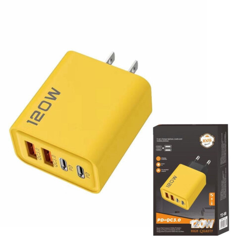 120W mobiltelefonlader hurtiglading