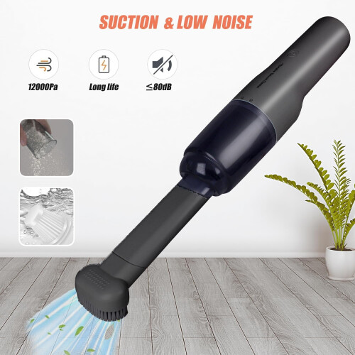 Handheld Vacuum Cordless, Mini Car Vacuum Cleaner High Power, Multi-Functional Accessories, Advanced Filtration System, Black 1