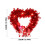 Heart-Shaped Valentine's Wreath 33 cm 2