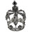 Crown Decorations Baroque Crown Black 1Pcs 4