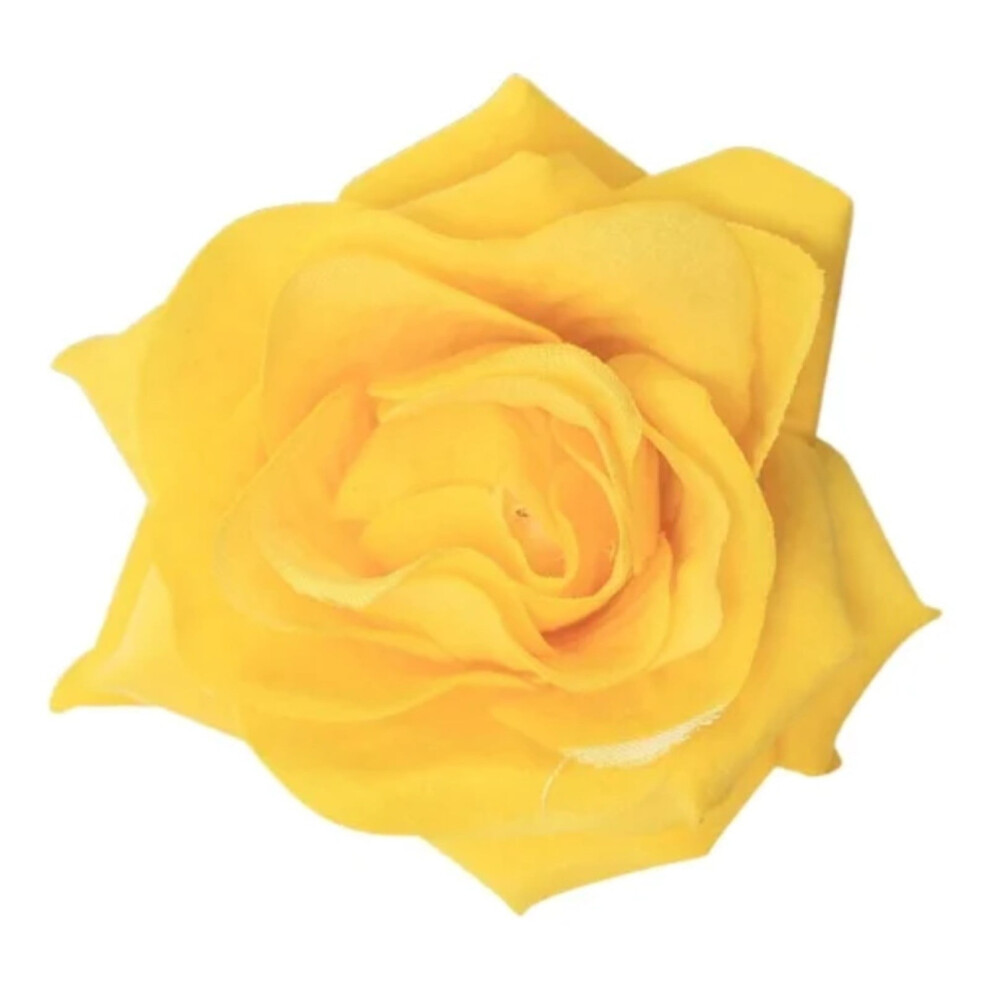 Artificial rose hair clip for women, bridal headpiece, pure