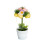 Solid Yellow Easter Egg Decoration Plastic1Piece 1