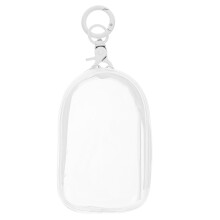 PVC Clear Display Bag for Figures with Keychain for Doll Collectors 1Pack