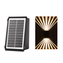 Lampes solaires de terrasse extérieures blanc chaud étanches IP65