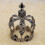 Crown Decorations Baroque Crown Black 1Pcs 7