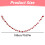 Pom Pom Garland Felt Ball Decor 6 ft Red White 2
