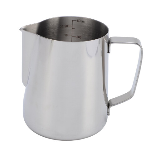 Pichet à mousser le lait 304 Acier inoxydable 600 ml