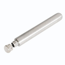 2Pc 45ml Stainless Steel Wine Flask – Portable Tube-Shaped, Round Bottom, for Outdoor, Travel, Gifts | Compatible with Wine