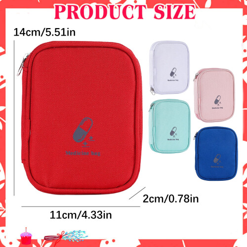 Trousse de premiers secours portable 14 x 11 cm 2