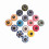 Keramisk skabsknop Multi-Design 1,57 tommer 2