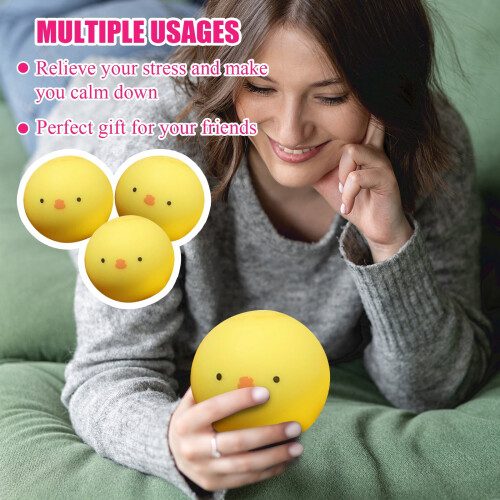 Ζυμαρικά Squishies 3 τεμαχίων - Εκφραστικά παιχνίδια ανακούφισης από το στρες με αργό 2