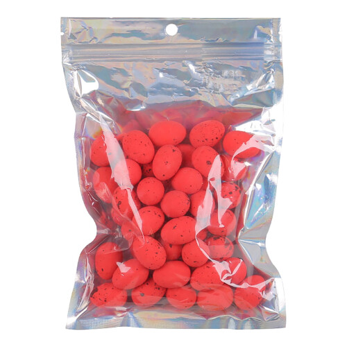 Pacote com 50 mini ovos de Páscoa com bolinhas para artesanato e decoração. 1