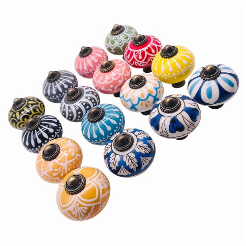Keramisk skabsknop Multi-Design 1,57 tommer 2