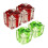 Clear Glass Containers Candy Jars with Bowknot-2 small green 2