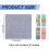 Microfiber Cleaning Cloth Roll Dark Gray 9.8 inch 3