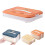 Recipiente alimentare etanșe, stivuibile, cu capac, Orange1Layer 2