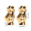 Love Heart Gesture Figurine Gold Decor Set 3
