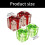 Clear Glass Containers Candy Jars with Bowknot-2 small green 4