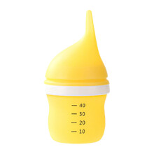 Premium Soft Silicone Baby Bottle, BPA-Free, Anti-Colic, Easy-to-Clean, 5oz, Ideal for Newborns and Infants, Pink